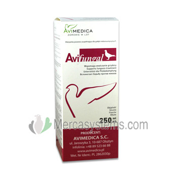 AviMedica AviFungal 250 ml, (infecciones por hongos). Para pájaros y palomas
