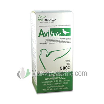AviMedica Avilyte 500 ml, (Electrolitos, Aminoácidos y Vitaminas)