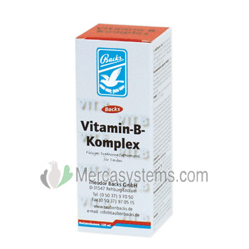 Backs Vitamin B Complex 100 ml. Para pájaros