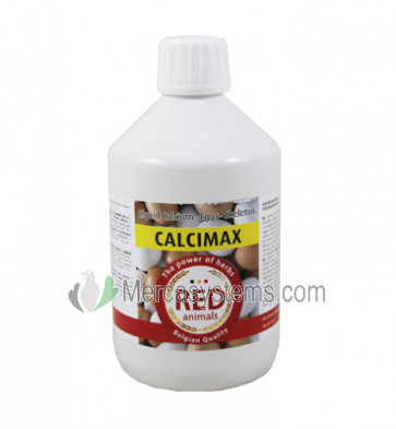 The Red Animals Calcimax 500 ml, (Calcio, magnesio y Vitaminas AD3E) Para Pájaros