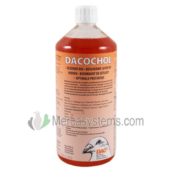 Dac Dacochol 1 litro (protege el hígado y los riñones). Para Pájaros.