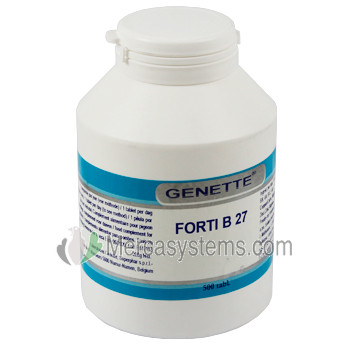 Genette Forti B 27 500 pastillas (vitaminas + aminoácidos + minerales) Para Palomas.