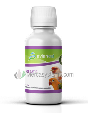 Avianvet Hepatic 1L, (protector hepático para pájaros)