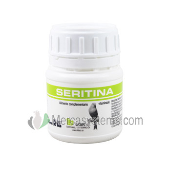Latac Seritina 80gr, (para el buen desarrollor y crecimiento del plumaje)