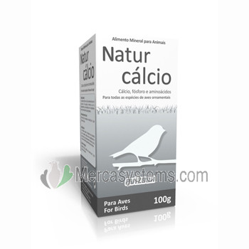 Calcio para canarios: Avizoon Natur Calcio 100 gr, (calcio enriquecido con fósforo y aminoácidos). 
