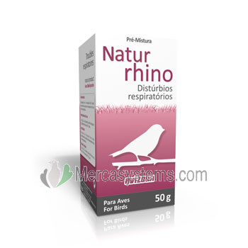 Avizoon Natur Rhino 50 gr, (producto 100% natural que previene problemas respiratorios). Para pájaros