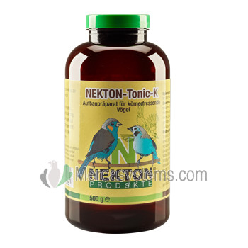 Nekton Tonic K 500gr, (suplemento completo y equilibrado para pájaros granívoros)