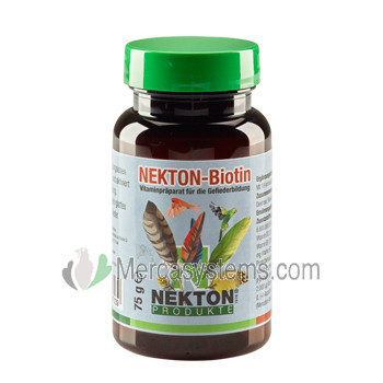 Nekton Biotin 75gr, (estimula el crecimiento de las plumas). Para pájaros