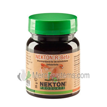 Nekton R-BETA 35gr, (pigmento beta-caroteno enriquecido con vitaminas, minerales y oligoelementos). Para pájaros.
