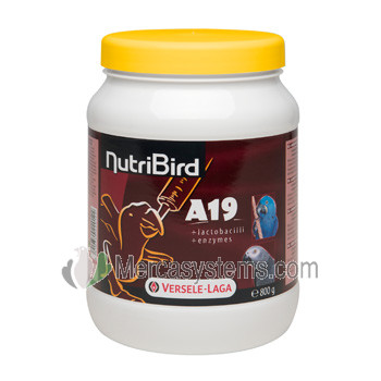 Versele Laga NutriBird A19 Pájaros, 800gr (alimento para la cría)