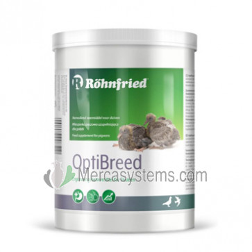 Rohnfried Optibreed 1Kg (Mejora el crecimiento de los pichones) Para palomas y pájaros