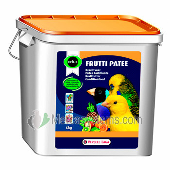 Versele Laga Orlux Frutti Patee pasta húmeda multicolor 5kg canarios, pájaros exóticos y periquitos