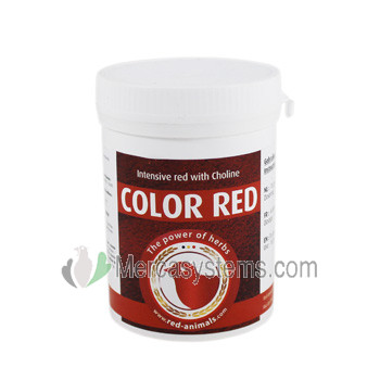 Productos para pájaros: The Red Pigeon Color Red 100gr, (colorante rojo intenso de alta calidad). Para pájaros